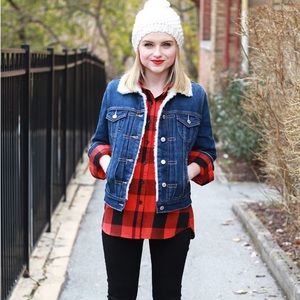 Sherpa Lined Jean Jacket